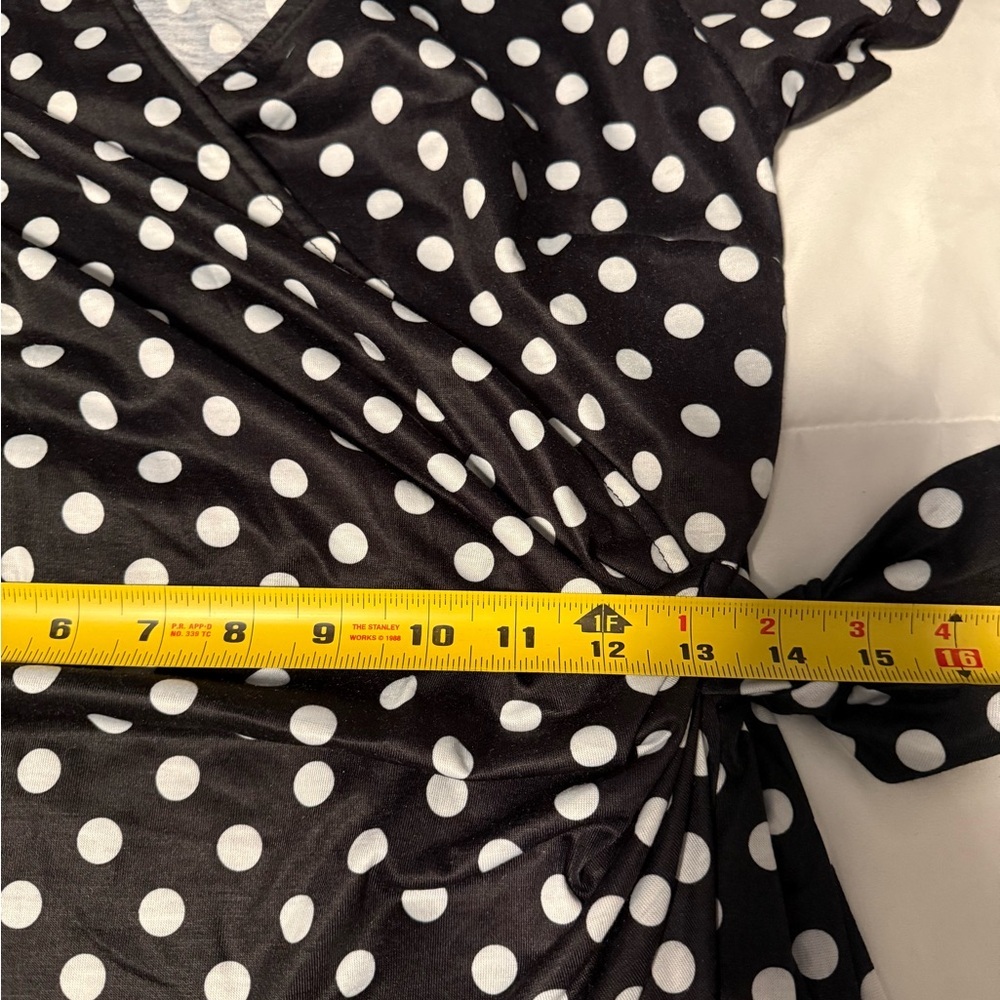 LYRUR Black and White Sheath Midi Dress size L - Picture 10 of 10